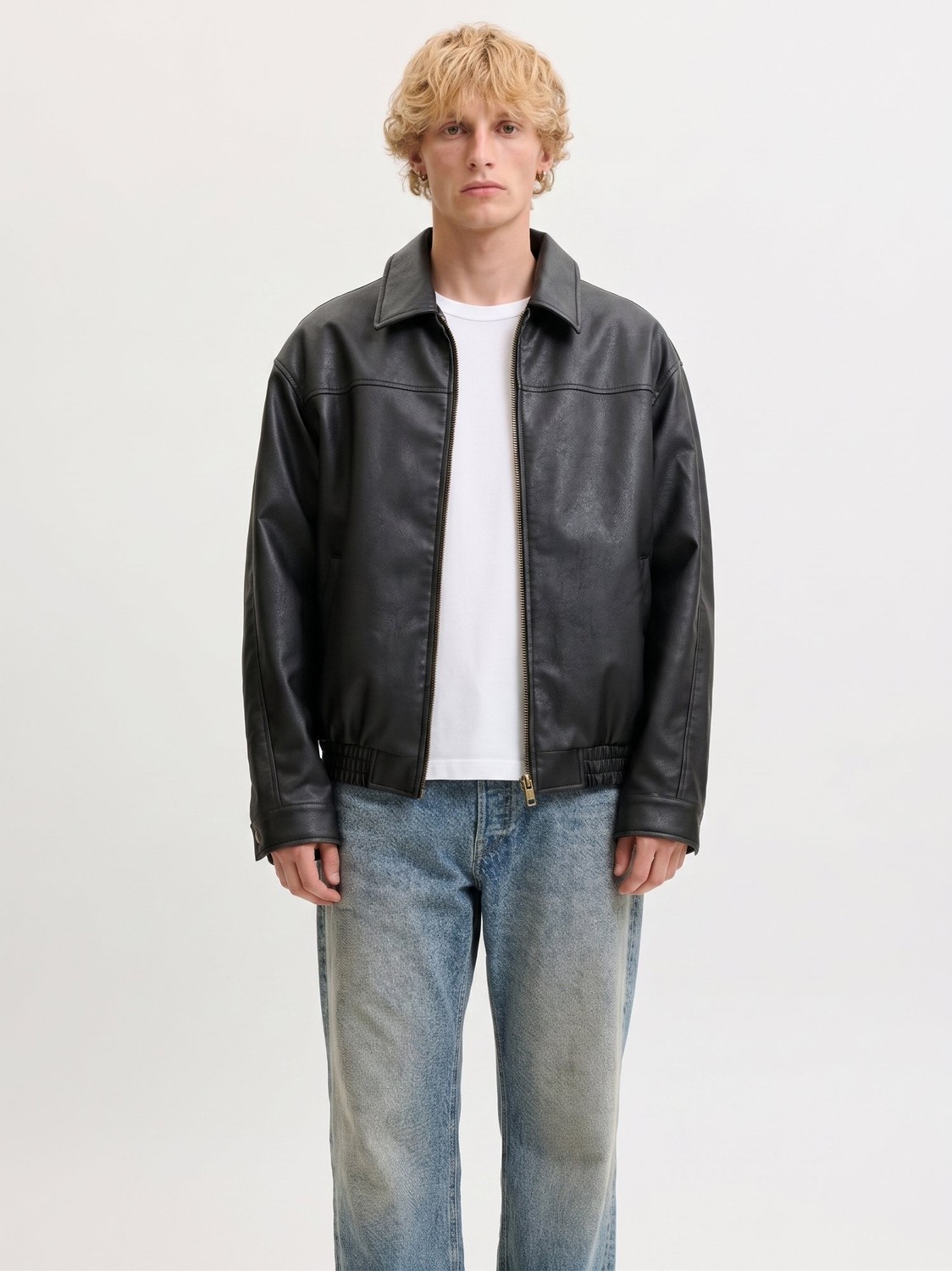 Jack & Jones Jjmarlon Pu Jacket görsel 8