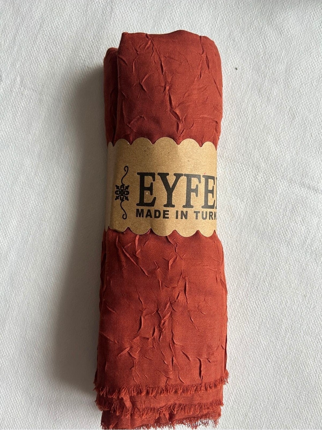 Eyfel Bambu Kraş Eşarp 85X185 görsel 3