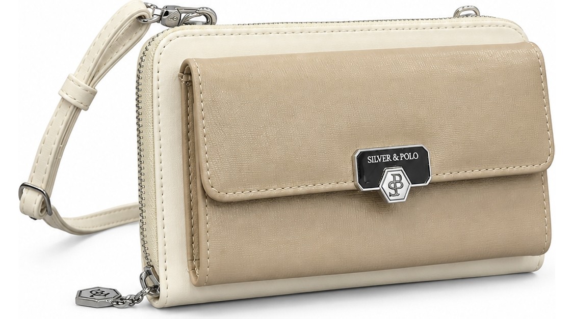 Louisiana Polo Silver Polo Bayan Cuzdan Platın Siyah 921 görsel 2