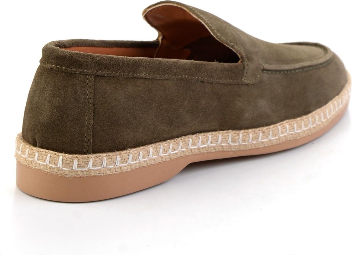 Bambi Haki Hakiki Deri Erkek Espadril E01079709502 görsel 3
