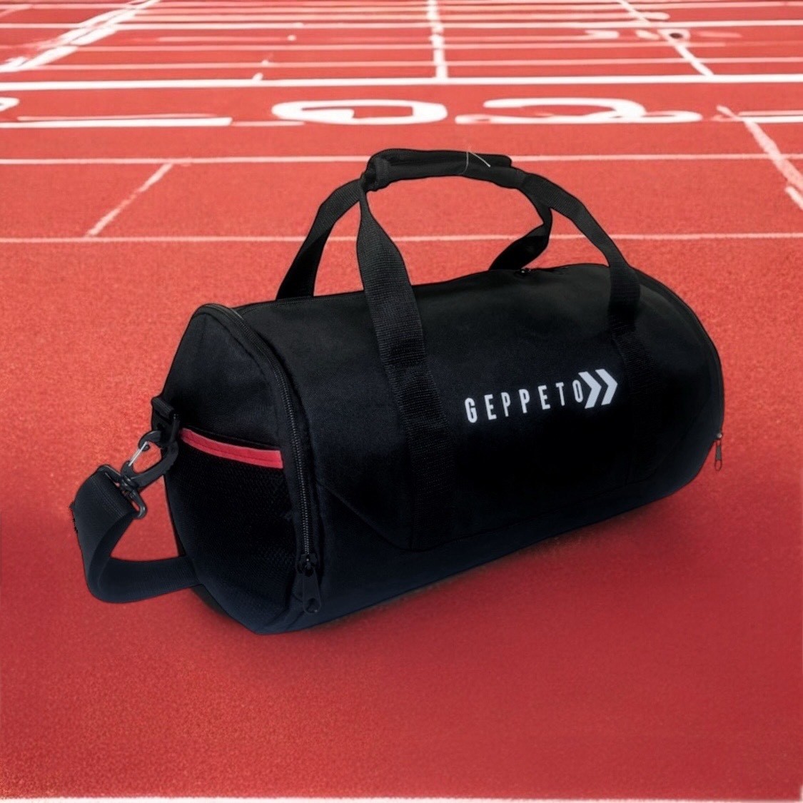 My Geppeto Bag Unisex, Askılı, Seyahat, Günlük, Fitness Silindir Spor Çantası ve Ayakkabı Filesi görsel 3