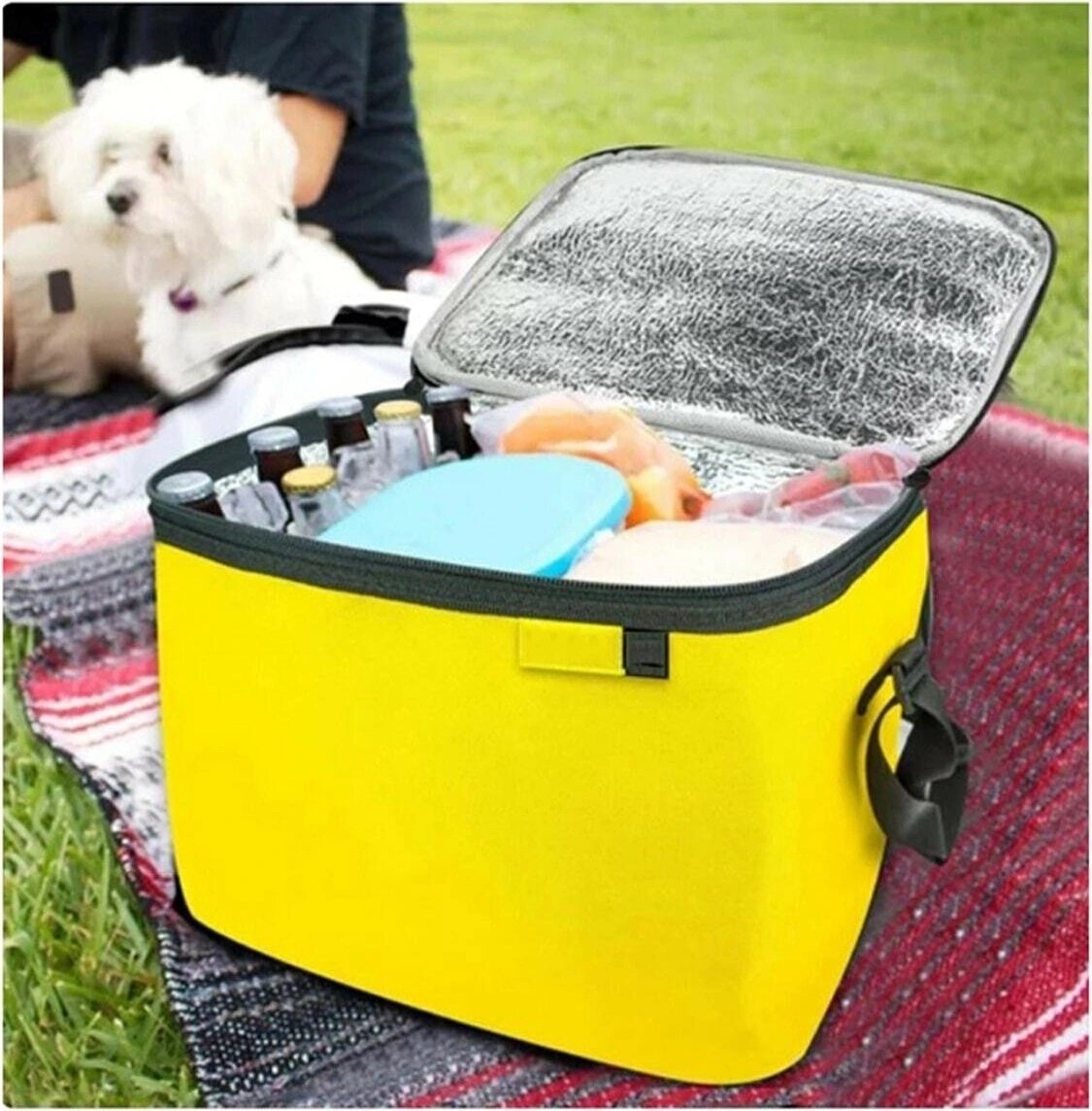 Çerçici Termos Çanta - Piknik Çantası Buz Aküsü Hediyeli 24LT