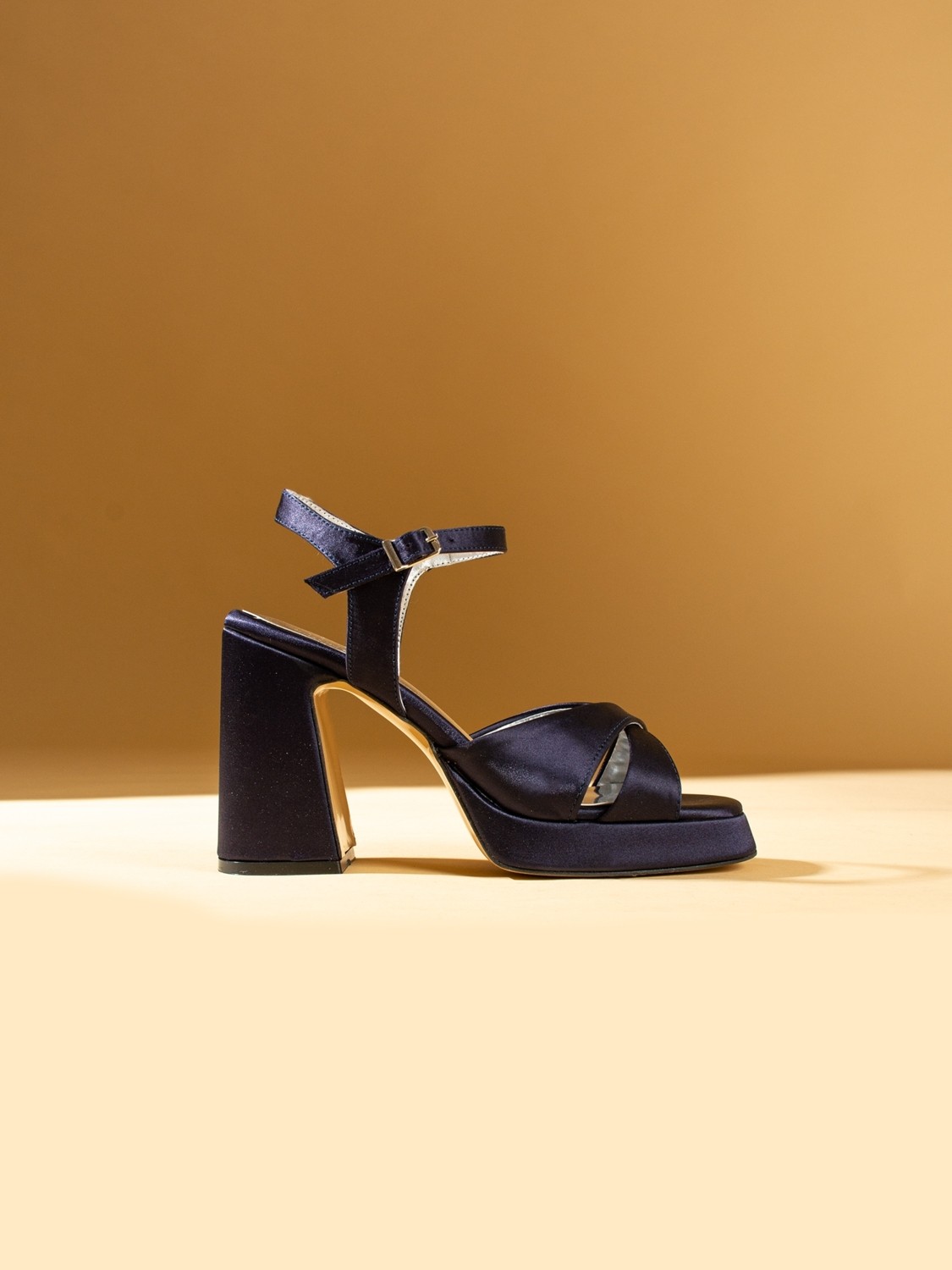 Alemdar Shoes Ring Gümüş Saten Topuklu Kadın Ayakkabı görsel 4