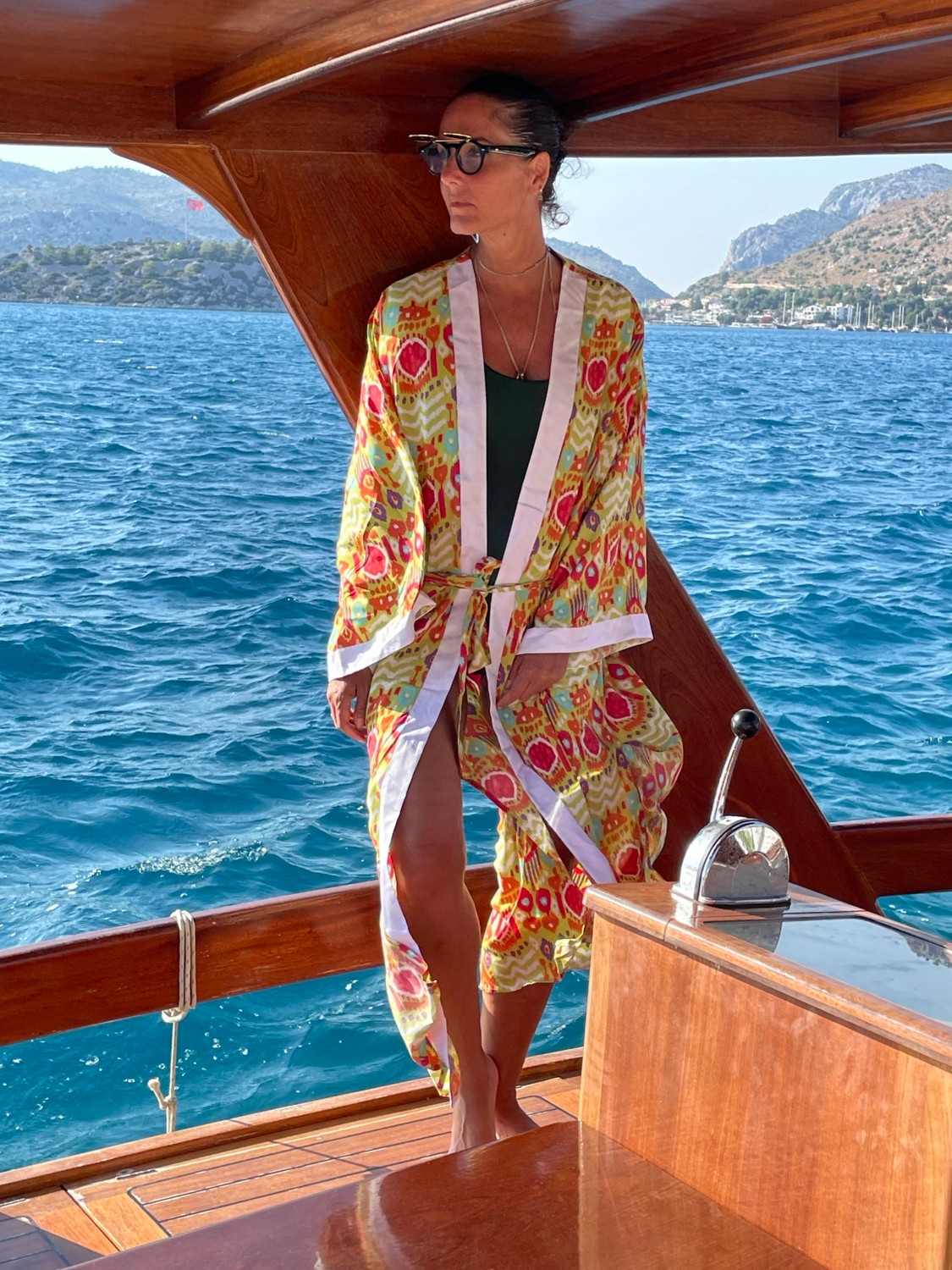 La Bambola Yeşil Joly Kimono