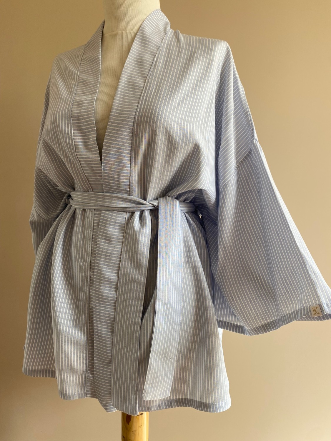Kinua Studio Vina Kuşaklı Kimono Ceket görsel 4