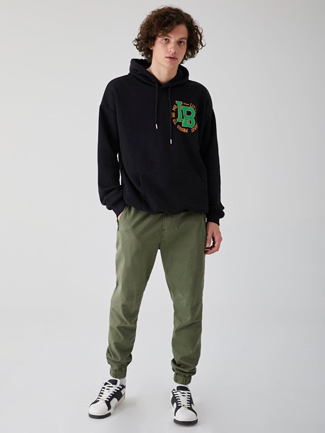 LTB Erkek Fit Jogger Bel Siyah Pantolon