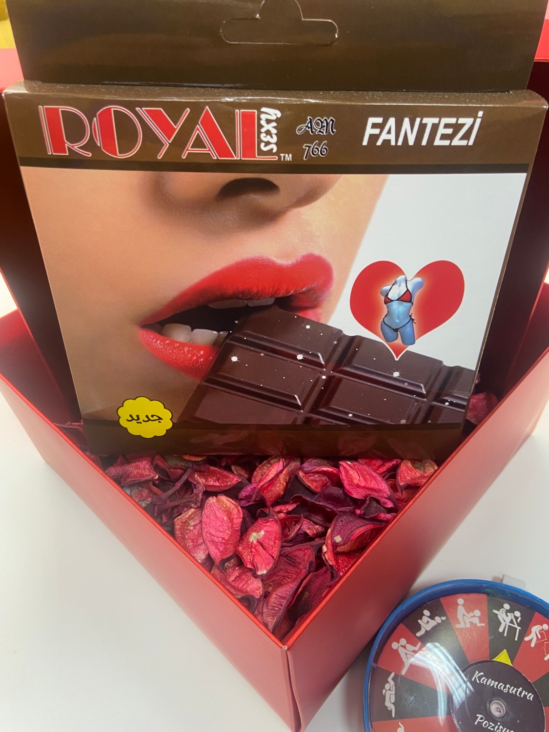 Vip Madame Fantezi Yenilebilir İç Çamaşırı Çikolata Aromalı Şekerli Külot-Tanga görsel 4