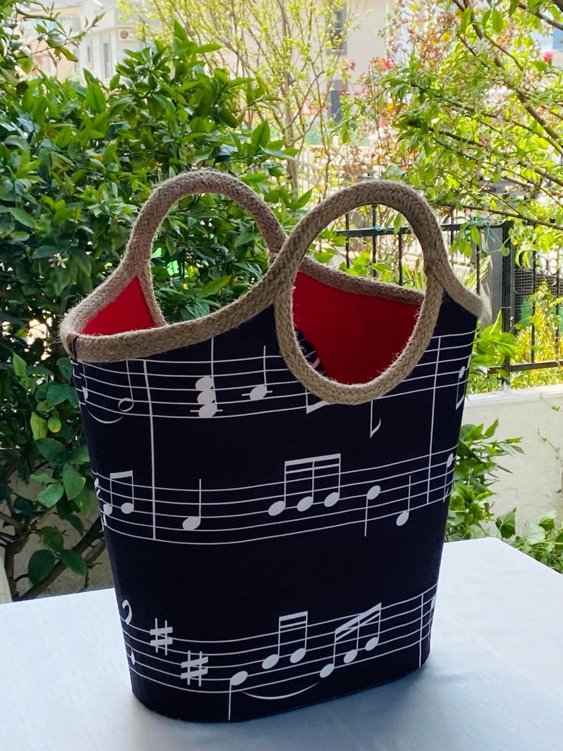 Çanta Tasarımcısı Plaj Bags Plaj Çantası Notalar görsel 4