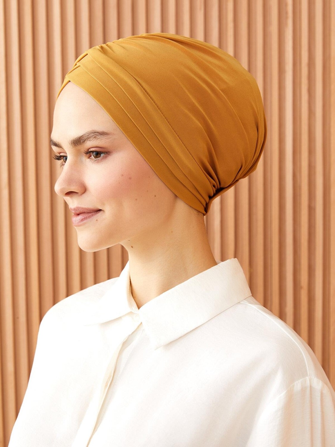 LC Waikiki Modest 3 Bantlı Kadın Tesettür Bone görsel 2