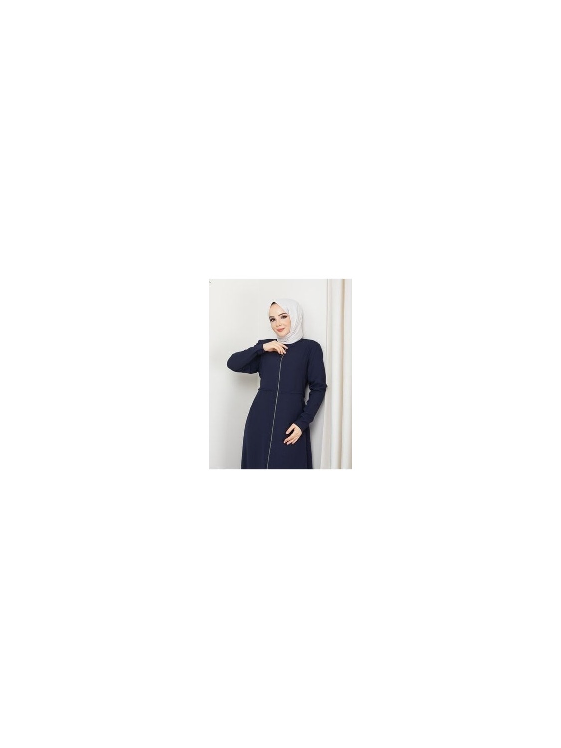 KMK Kombin KMK Yazlık Mevlana Model Kloş Ferace Pardesü Kadın Giyim Desenli Kol ve Beli ile görsel 6