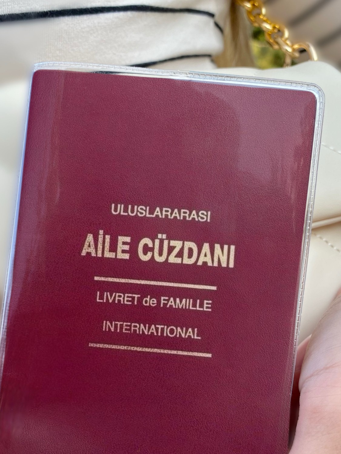 Gempo Şeffaf Uluslararası Aile Cüzdanı Kılıfı, Dayanıklı ve Koruyucu Evlinderme Cüzdanı Kılıfı