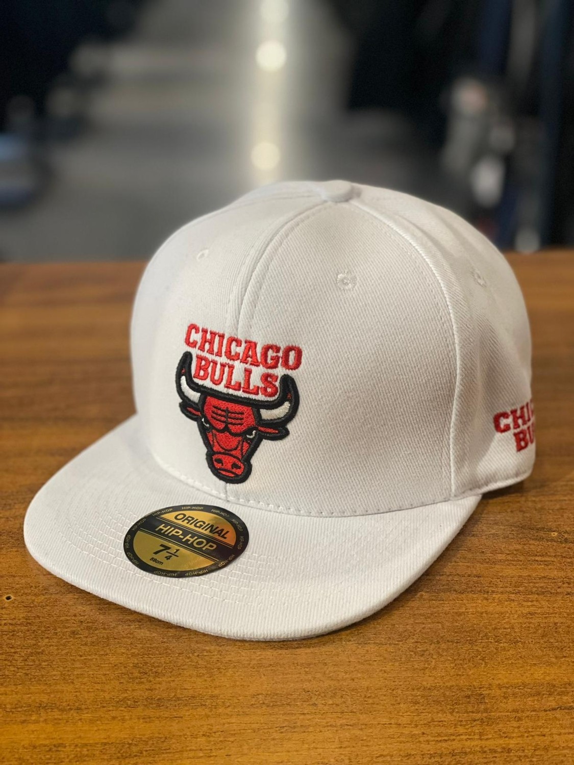 Hamze Chicago Bulls Nakışlı Pamuklu Hip Hop Snapback Rapper Basket Cap Şapka
