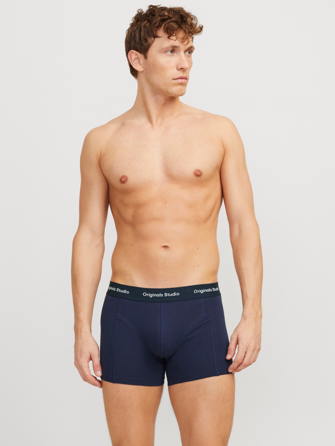 Jack & Jones Jacvesterbro Solıd Trunks 3 Pack Noos Erkek Lacivert Boxer 12272945-04 görsel 3