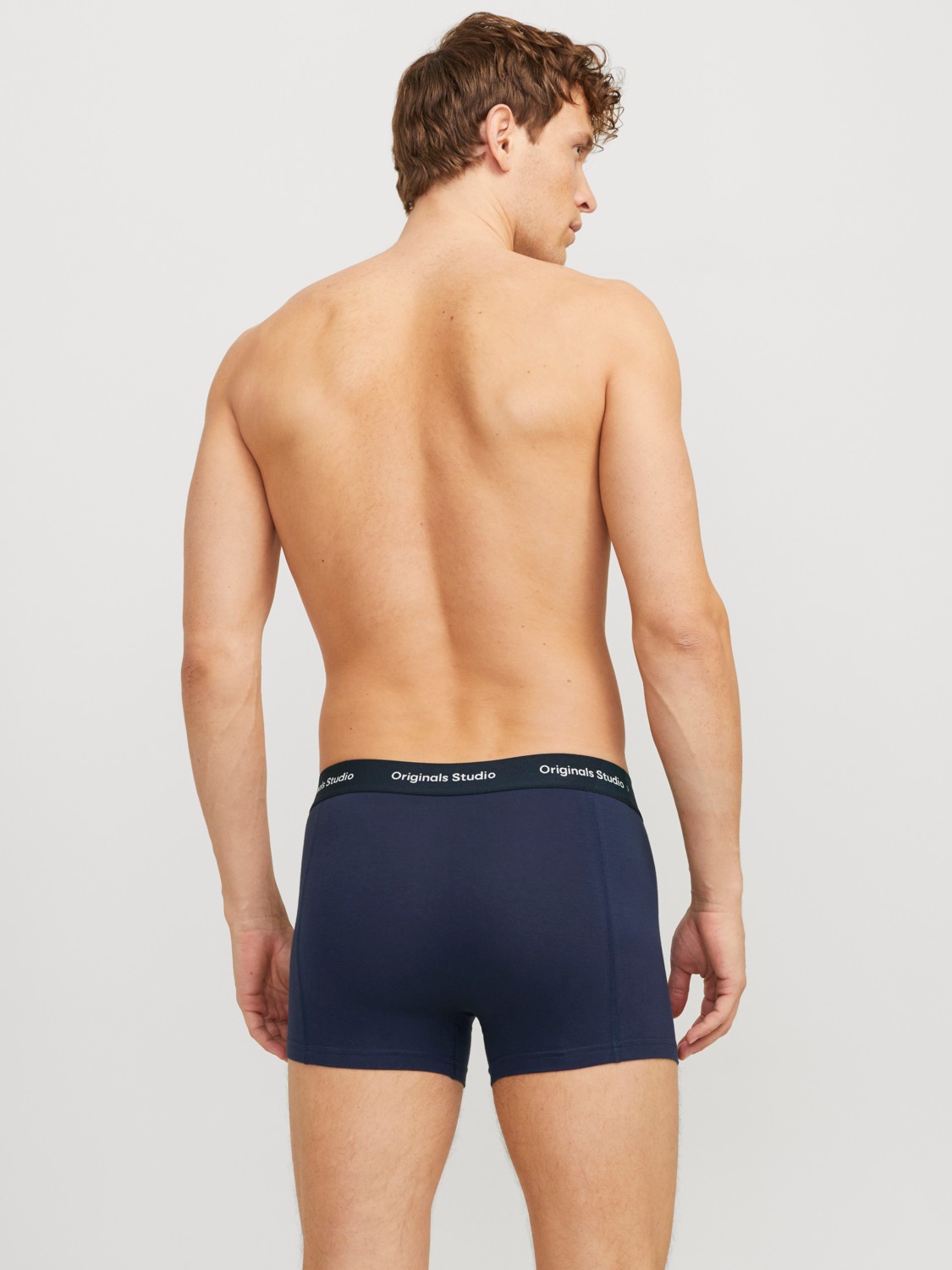 Jack & Jones Jacvesterbro Solıd Trunks 3 Pack Noos Erkek Lacivert Boxer 12272945-04 görsel 4