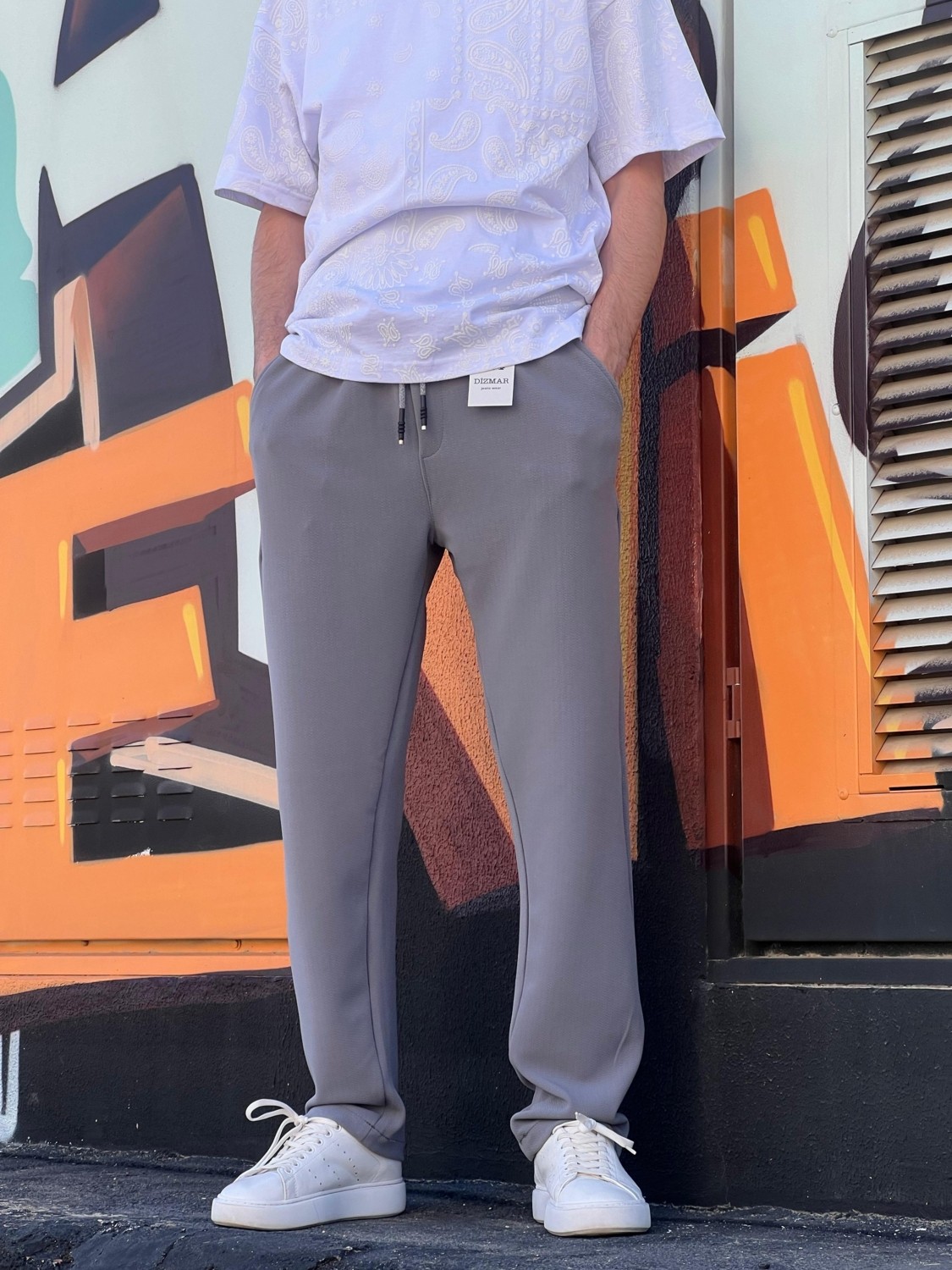 Elit Wear Yeni Sezon Rahat Kalıp Esnek Kumaş Beli Lastikli Baggy Jogger Pantolon