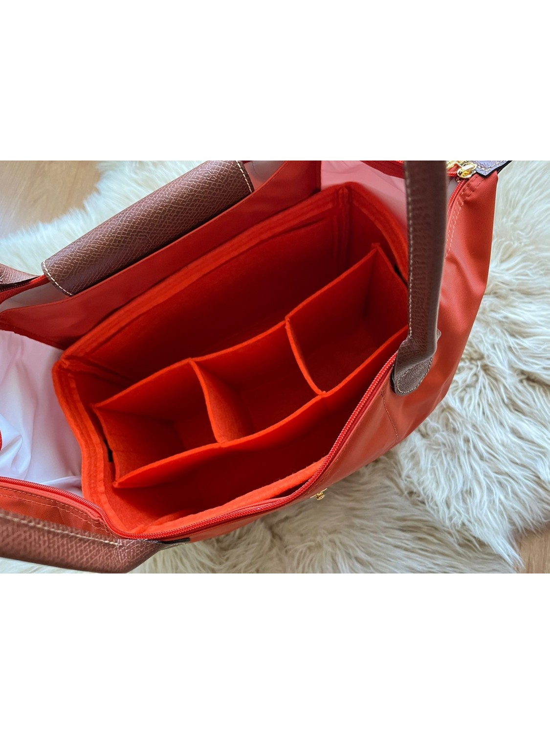 Keçe Love Longchamp Medium (M) Çanta içi Düzenleyici, Çanta içi Organizer görsel 8
