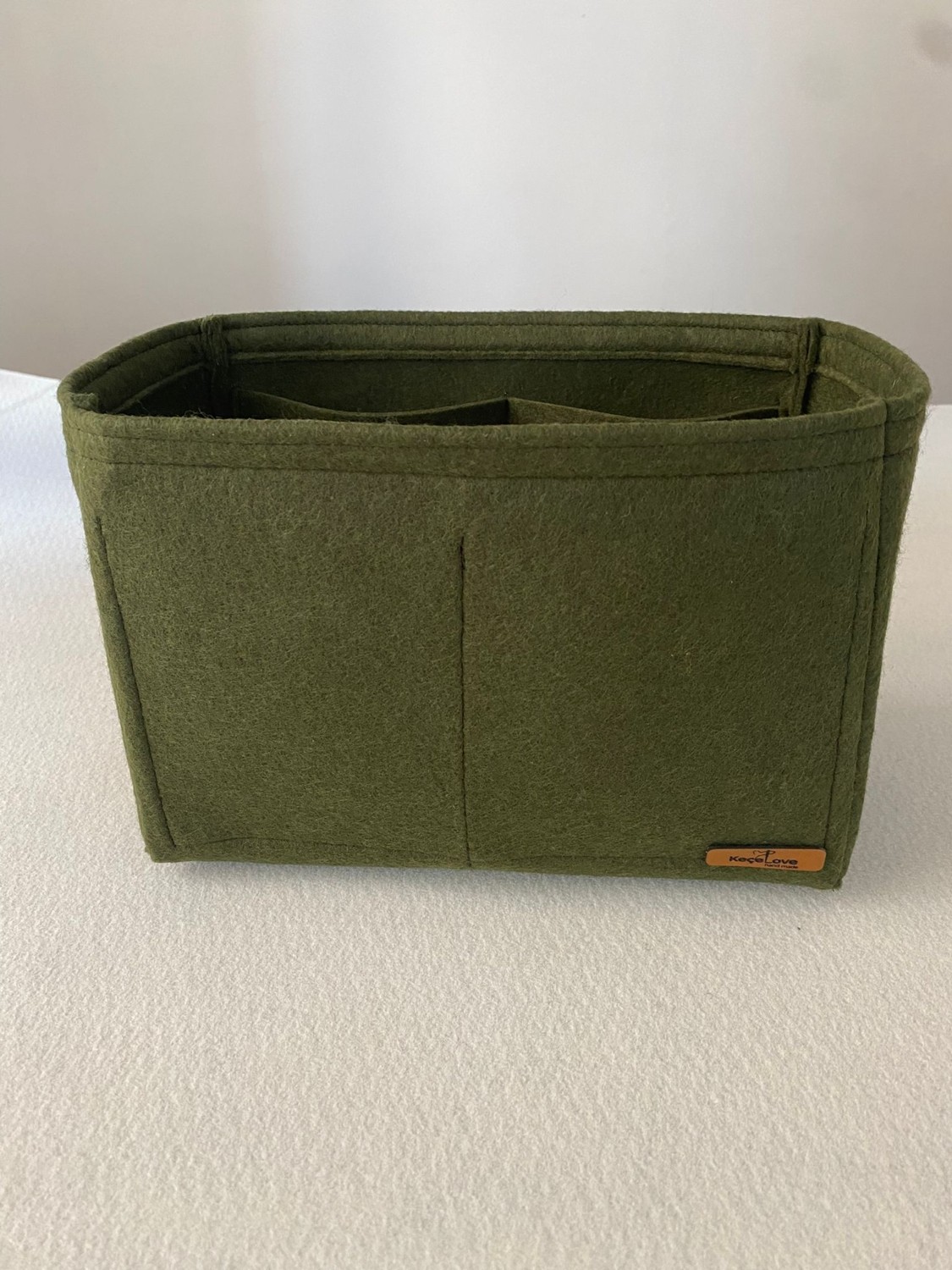 Keçe Love Longchamp Large (L) Suluklu Çanta İçi Düzenleyici, Çanta İçi Organizer