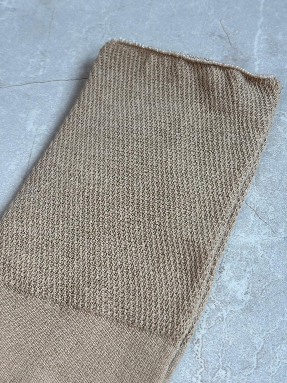 Sky Socks 3'lü Şeker Lastiksiz Dikişsiz Sıkmayan Bej-Siyah-Lacivert Soket Çorabı görsel 3