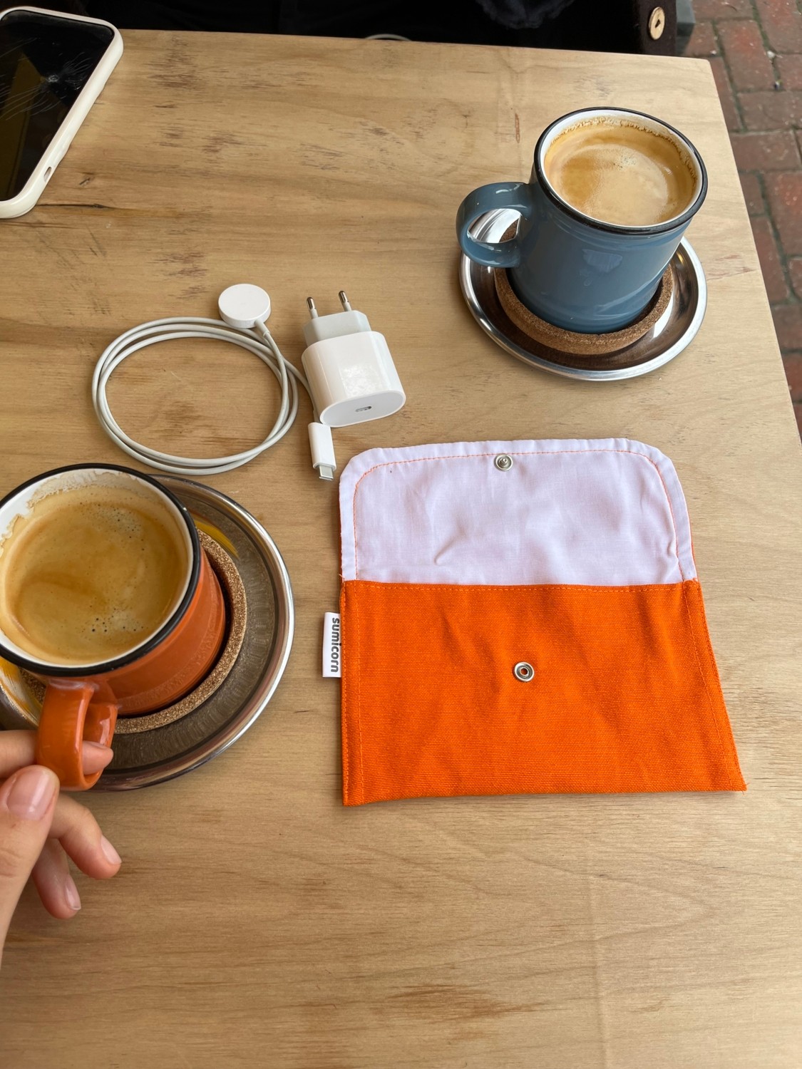 Sumicorn Design Soft Keten Yıkanabilir Çıtçıt Detaylı Ped Çantası, Mini Cüzdan,kartlık,çanta Içi Düzenleyici görsel 5