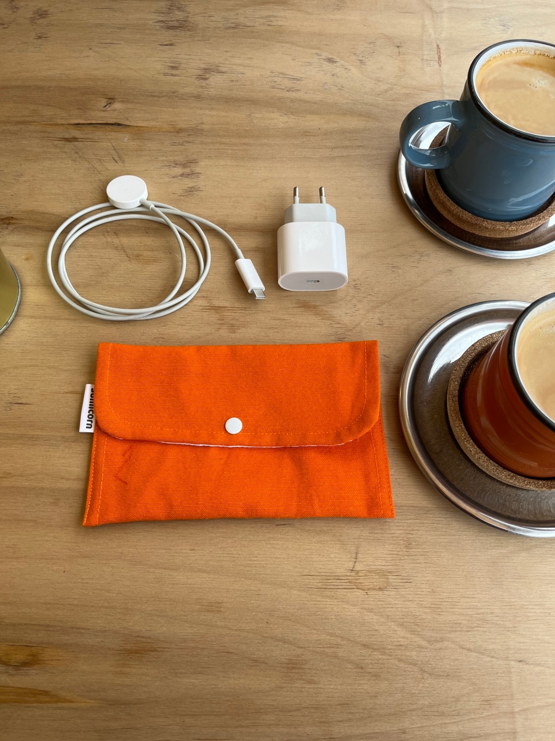 Sumicorn Design Soft Keten Yıkanabilir Çıtçıt Detaylı Ped Çantası, Mini Cüzdan,kartlık,çanta Içi Düzenleyici görsel 8