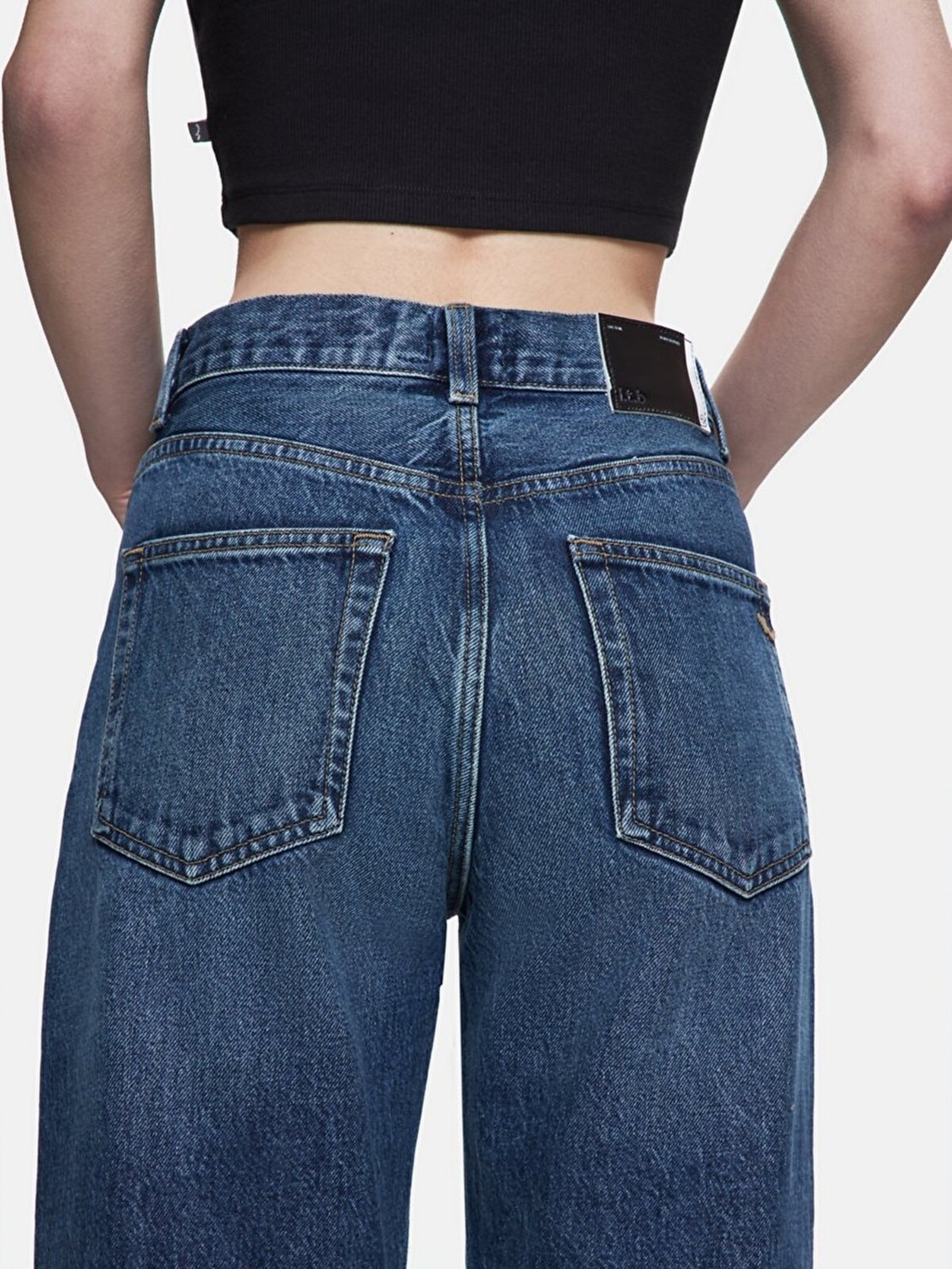 LTB Kadın Vanetta Düz Paça Yüksek Bel Jean Pantolon görsel 5