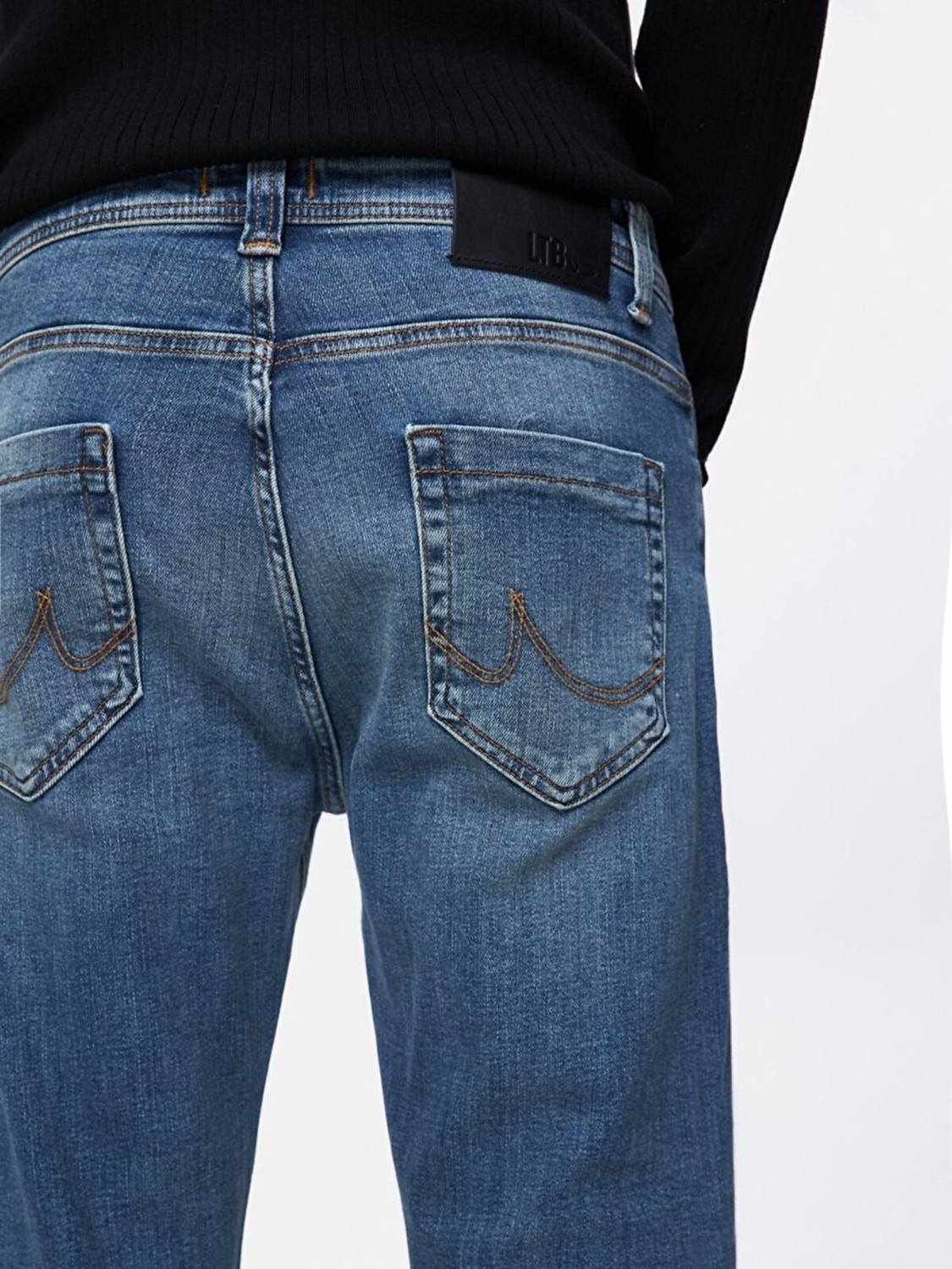 LTB Hollywood Y Düz Paça Orta Bel Jean Pantolon görsel 5