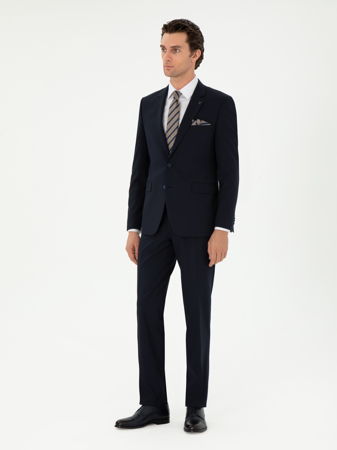 Cacharel Erkek Antrasit Slim Fit Klasik Takım Elbise 50310167-VR006