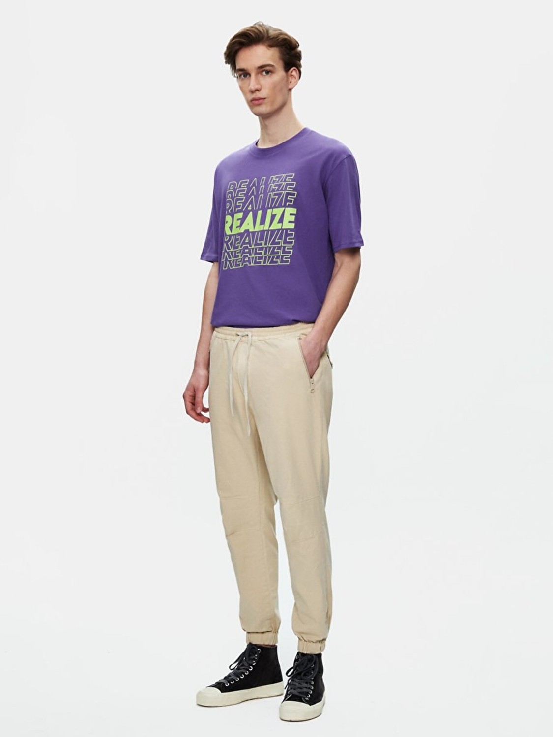 LTB Erkek Jogger Gabardin Siyah Pantolon