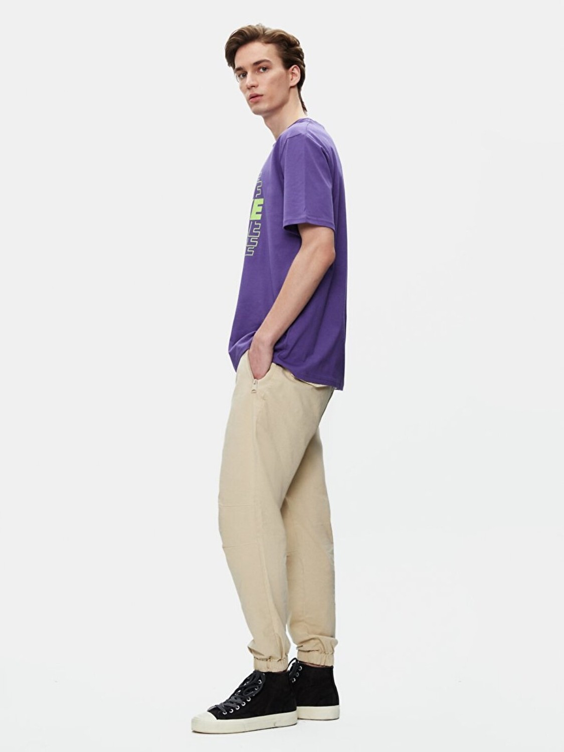 LTB Erkek Jogger Gabardin Siyah Pantolon görsel 5