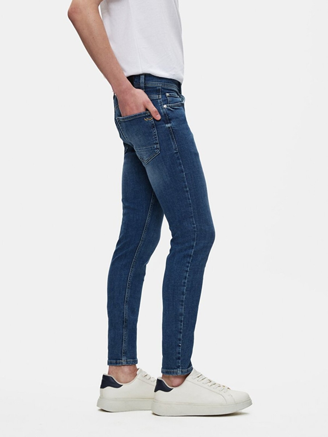 LTB Erkek Jumy Dar Paça Orta Bel Jean Pantolon görsel 4