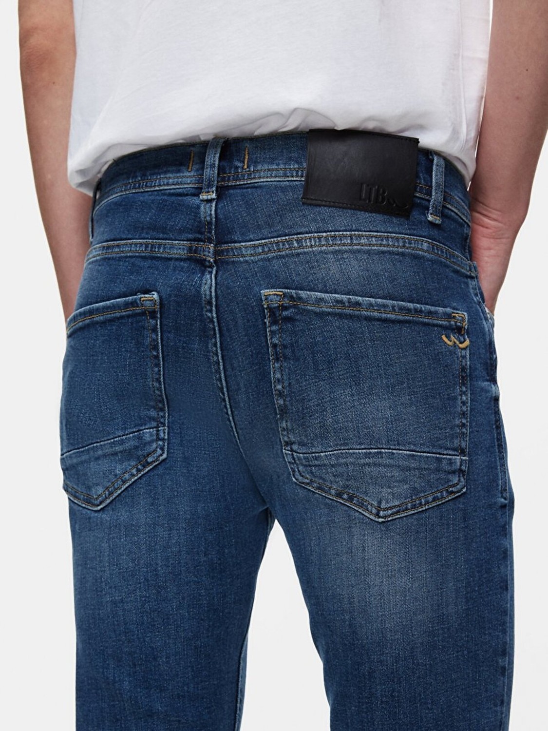 LTB Erkek Jumy Dar Paça Orta Bel Jean Pantolon görsel 5