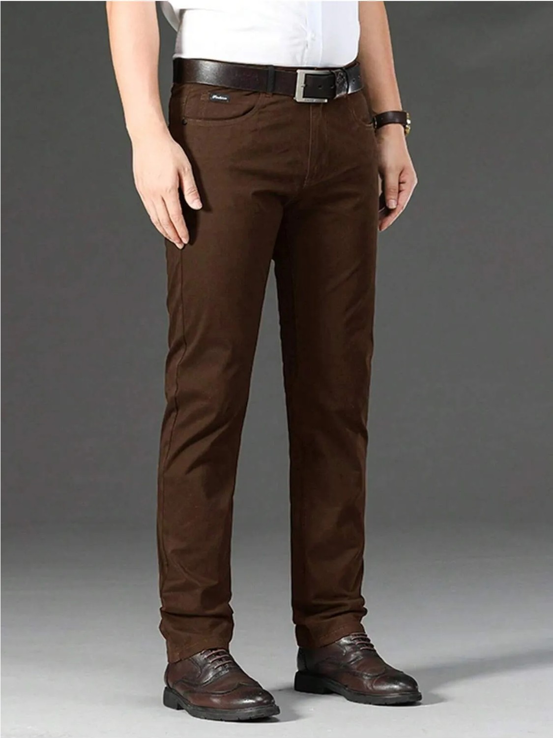 Wkm Erkek Regular Fit Rahat Kesim Non-Denim Kot Pantolon görsel 2