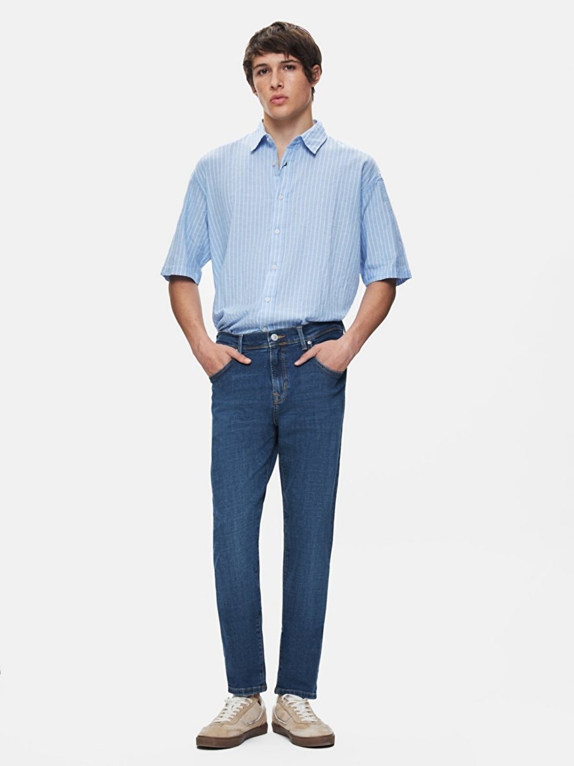 LTB Erkek Dıego X Y Dar Paça Orta Bel Jean Pantolon