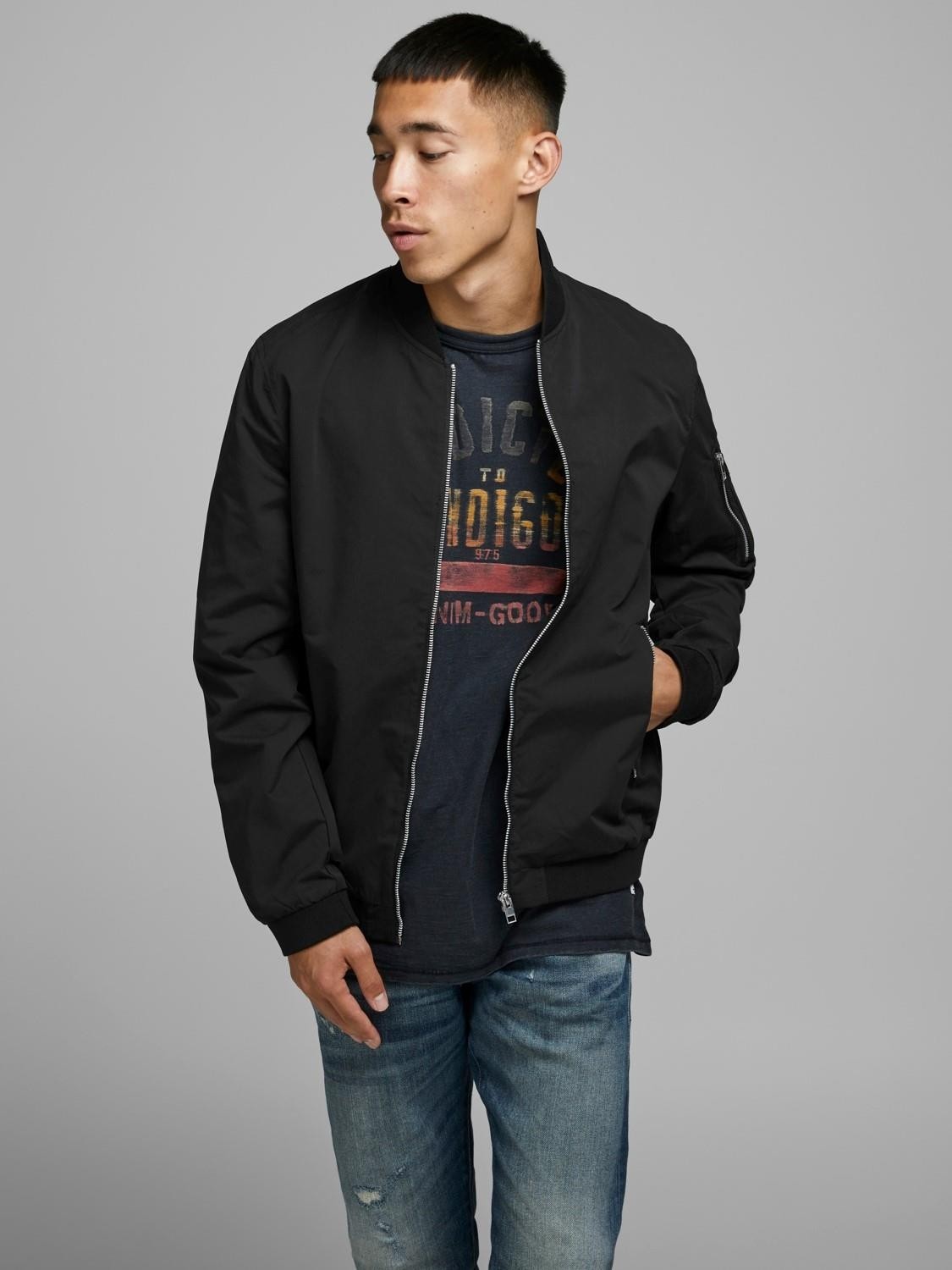Jack & Jones Erkek Ceket Rush Bomber Noos