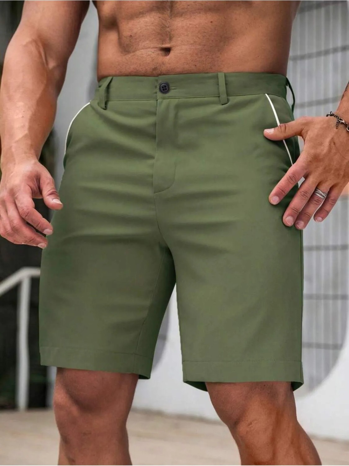 Wkm Regular Fit Chino Şort görsel 4