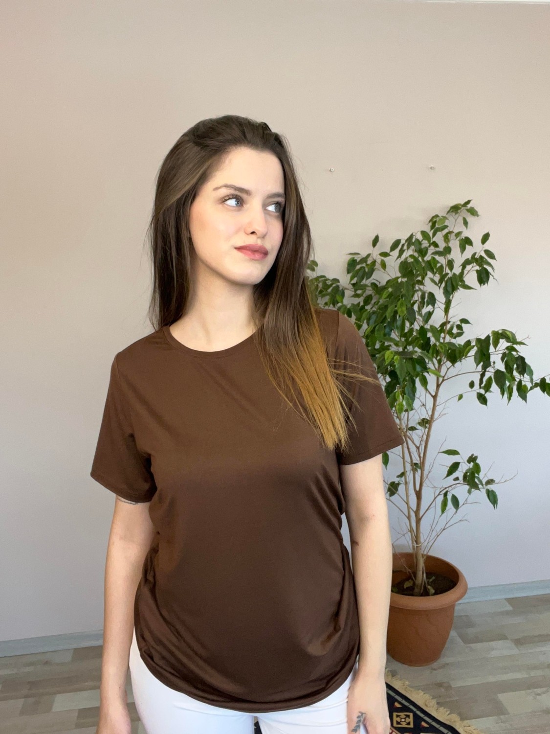 Penye Bizden Soft Viskon Uzun Tunik-Siyah