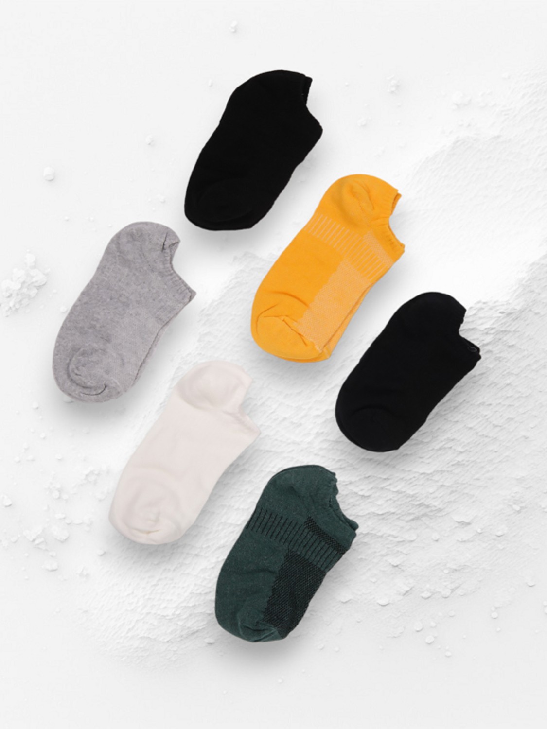 Black Arden Socks Kız Kalp Desenli Çocuk Patik Seti 5'li Okul Günlük Mevsimlik