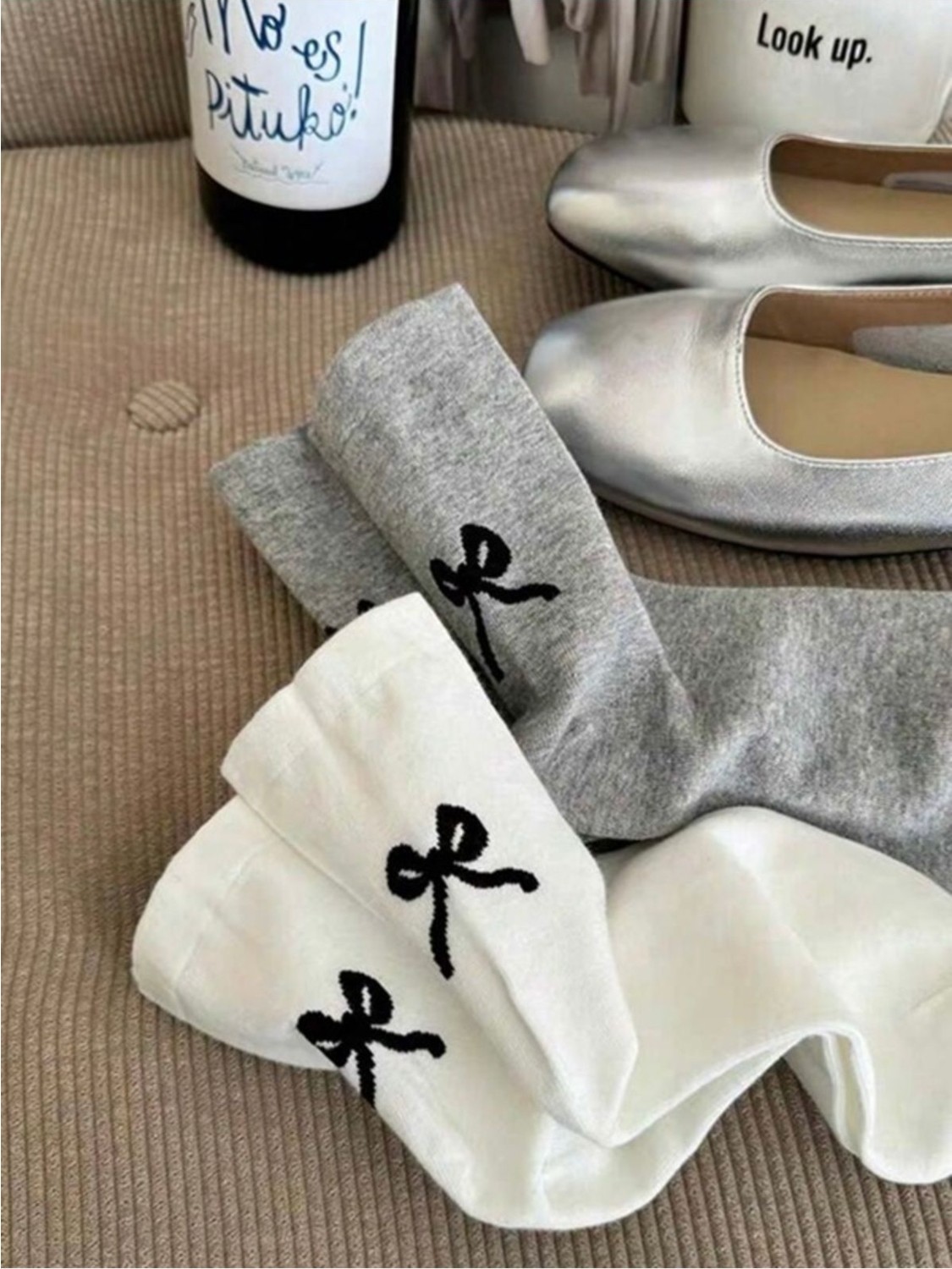 Black Arden Socks Günlük Kullanım Için Pamuklu Çoraplar 4‘lü görsel 3