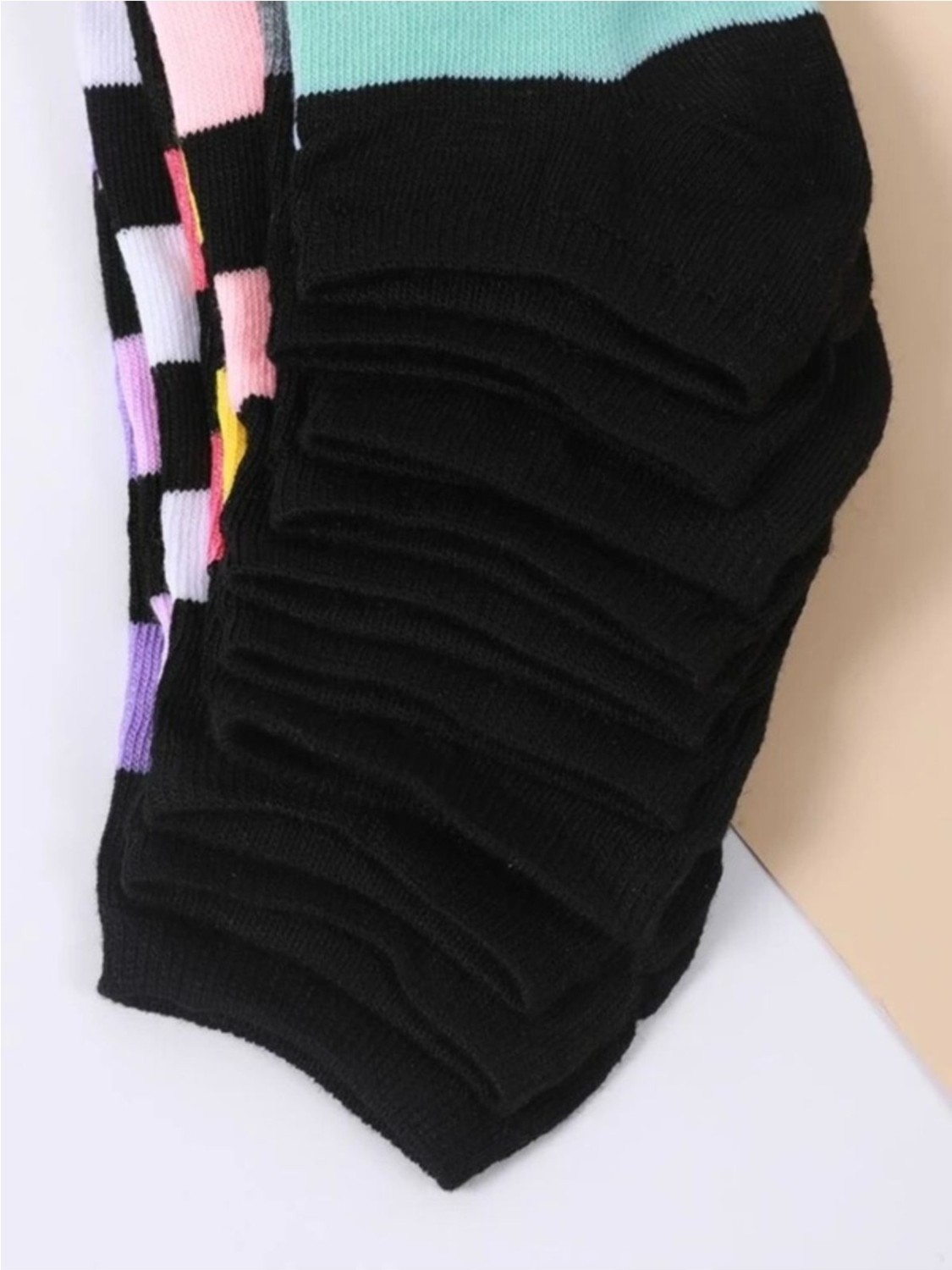 Black Arden Socks Günlük Kullanım Için Pamuklu Çoraplar 4‘lü görsel 7