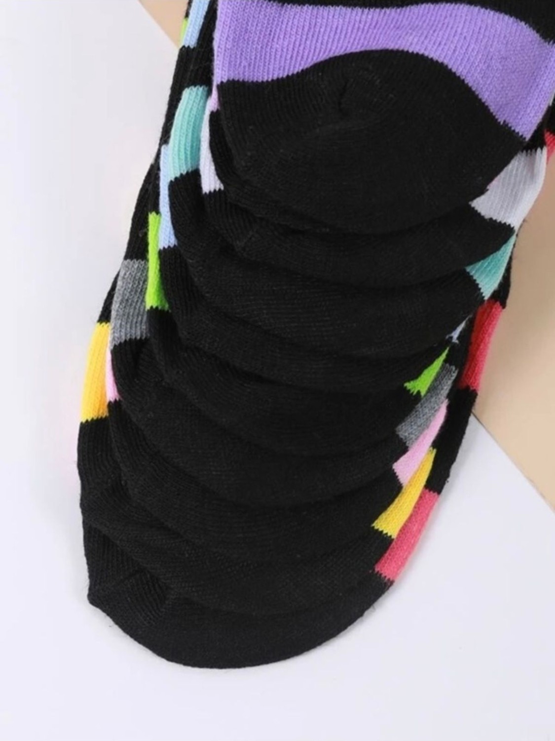 Black Arden Socks Günlük Kullanım Için Pamuklu Çoraplar 4‘lü görsel 8