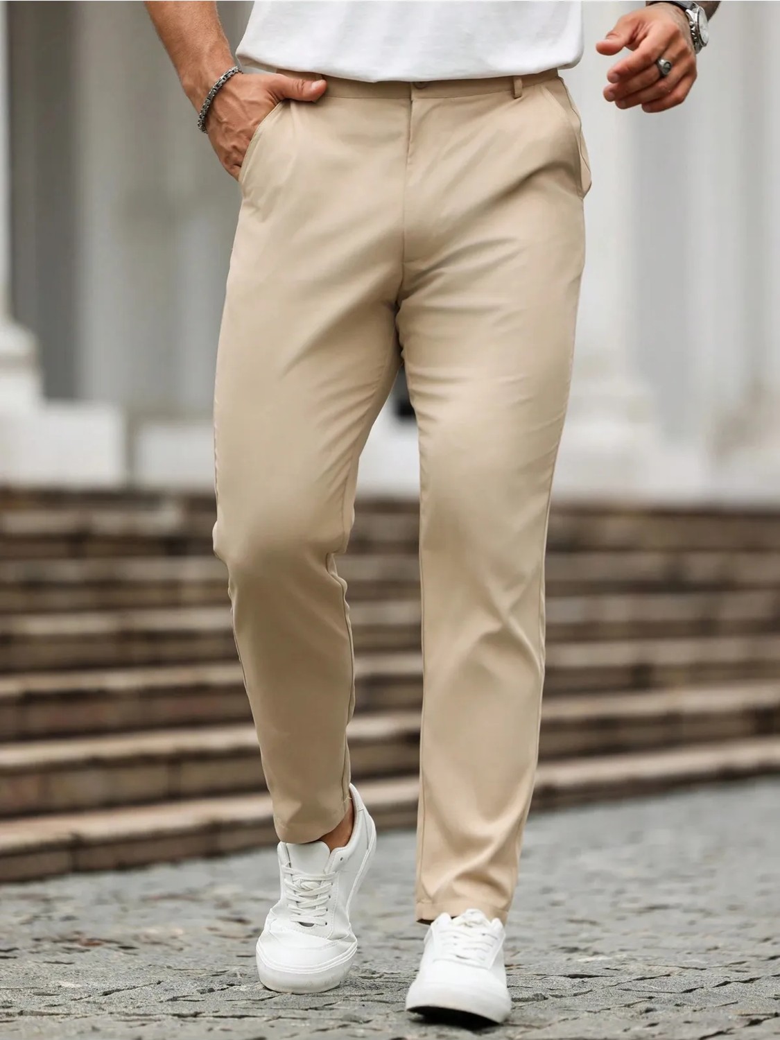 Wkm Casual Regular Fit Erkek Chıno Pantolon görsel 3