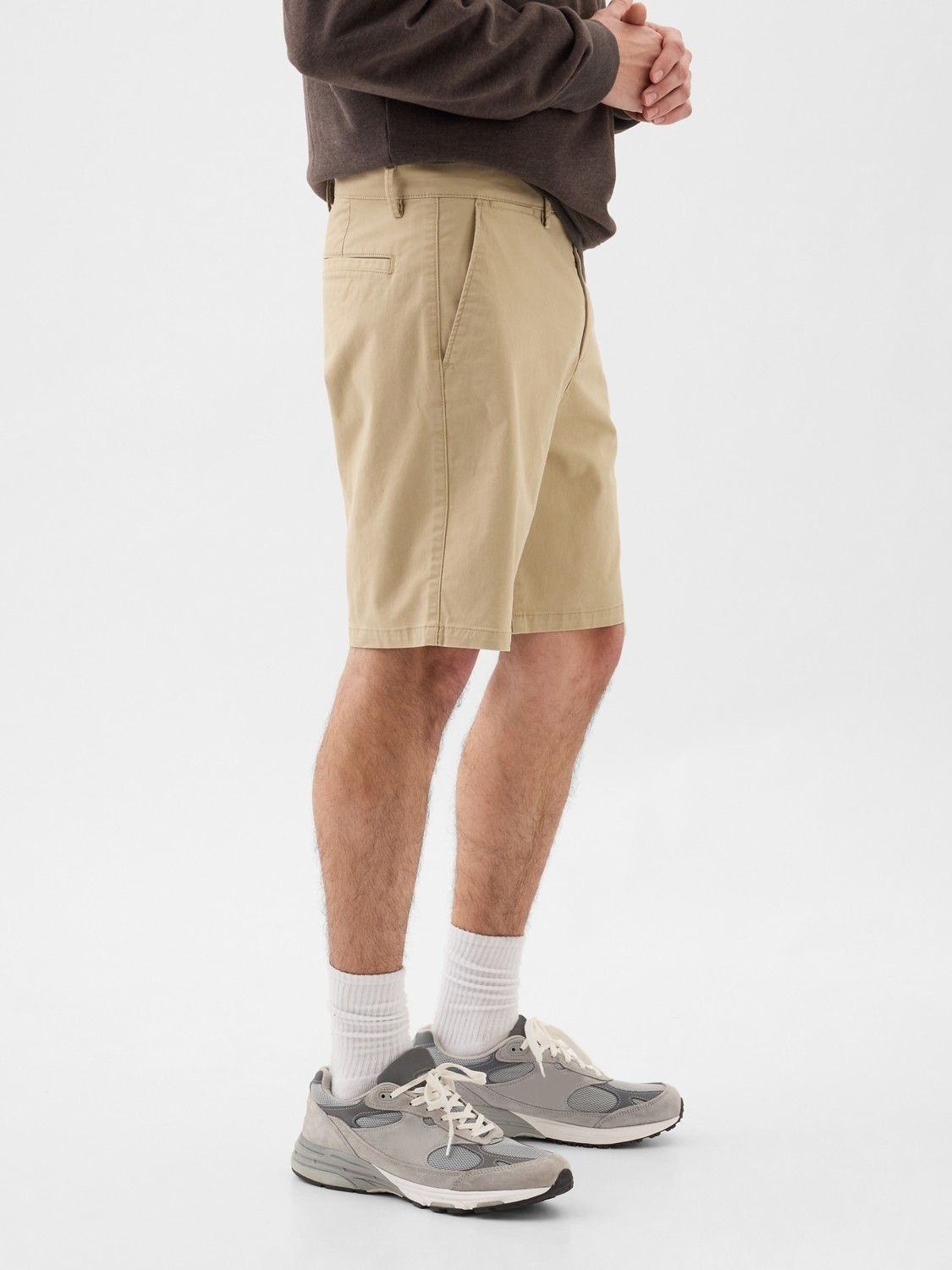 Gap Erkek Yeşil Essential Khaki Şort görsel 3