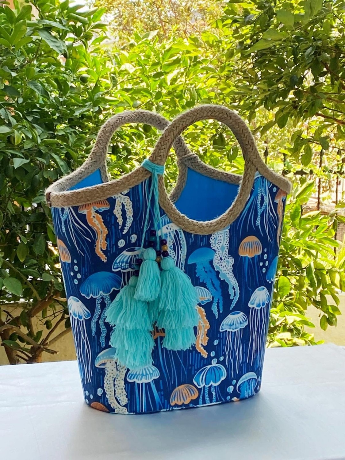 Çanta Tasarımcısı Plaj Çantası Deniz Anası görsel 8