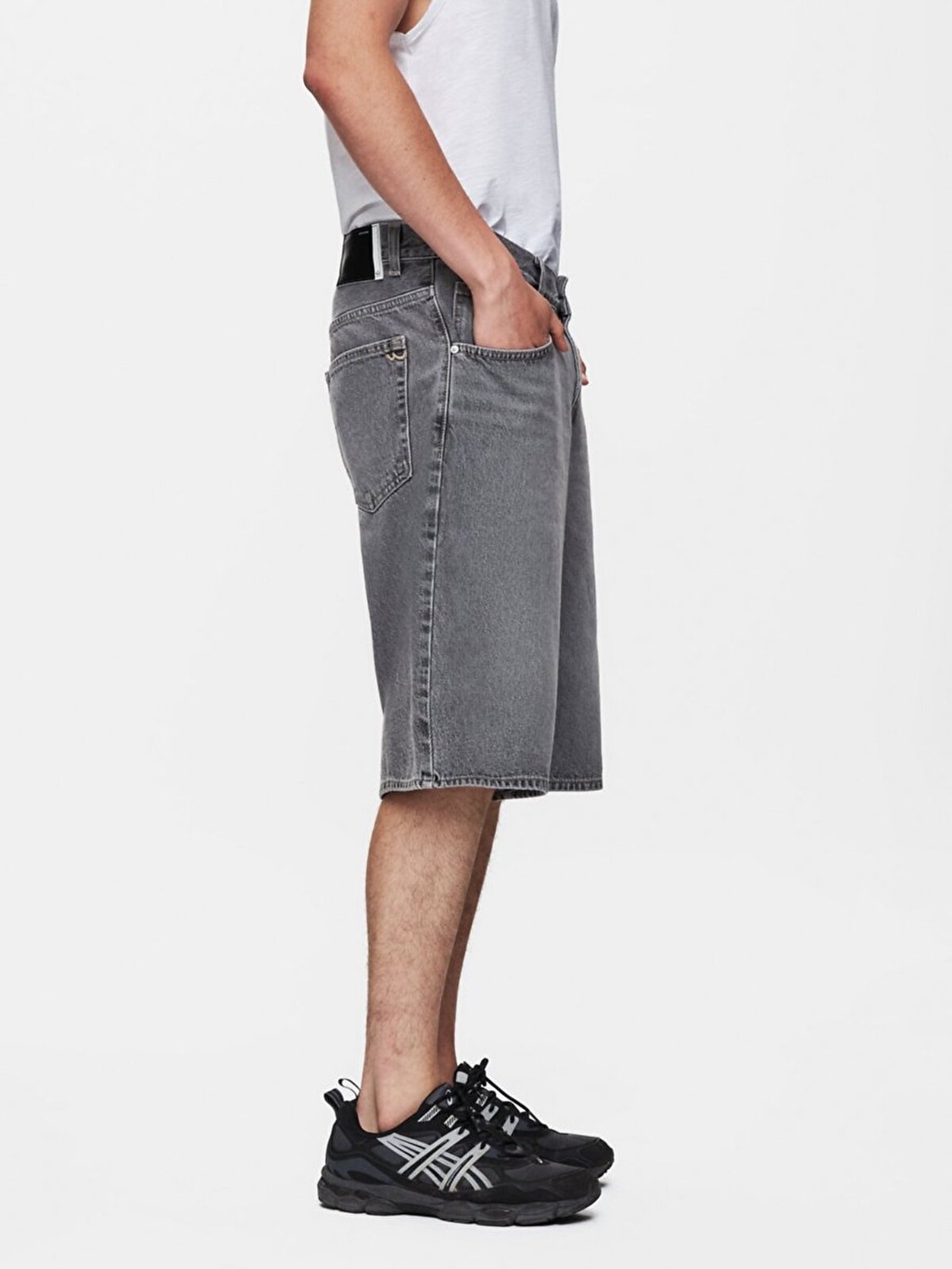 LTB Erkek Martıe Rahat Kesim Jean Bermuda görsel 4