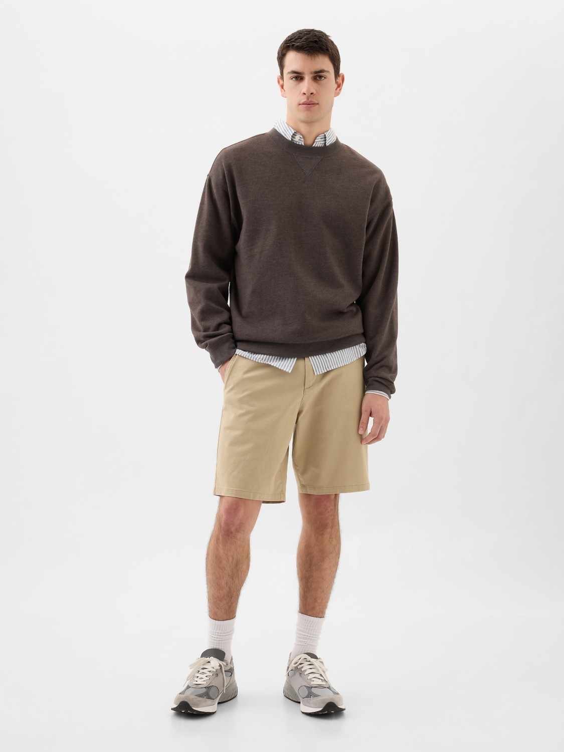Gap Erkek Yeşil Essential Khaki Şort