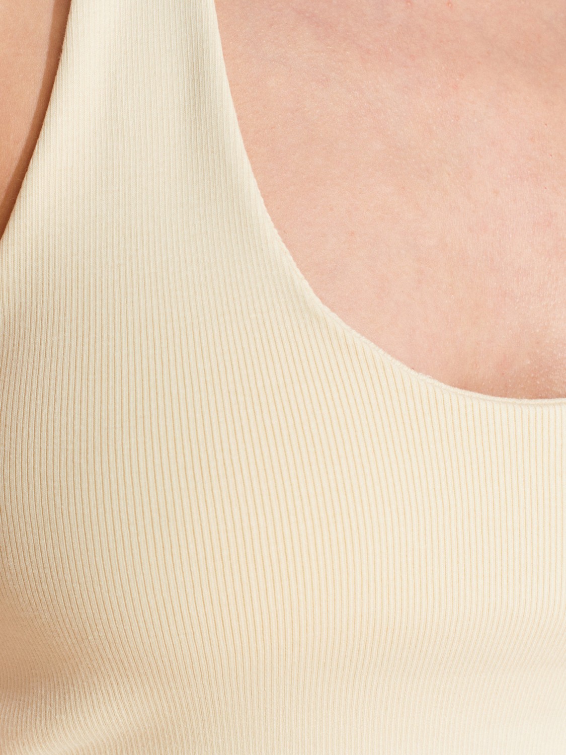 Dilvin 21052 Beyaz Halter Yaka Top Kadın Oversize Kalıp %95 Pamuk Dokuma Kumaş görsel 4