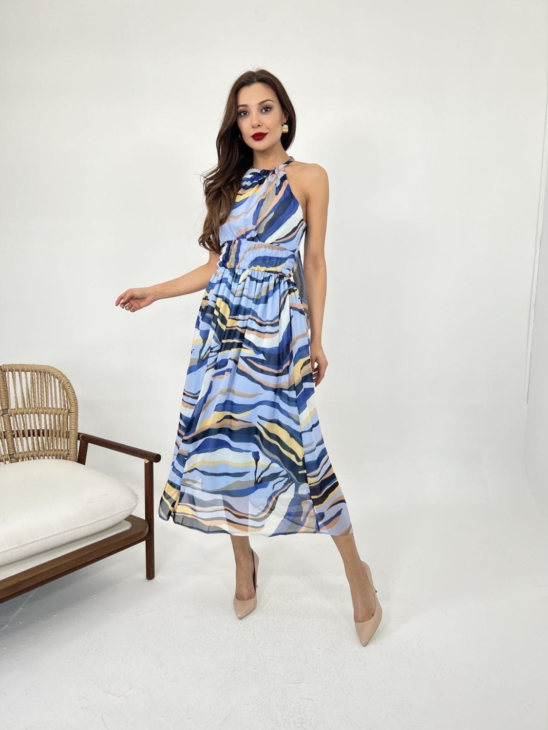 Moderie Butik 5519 Elbise-Verona görsel 2