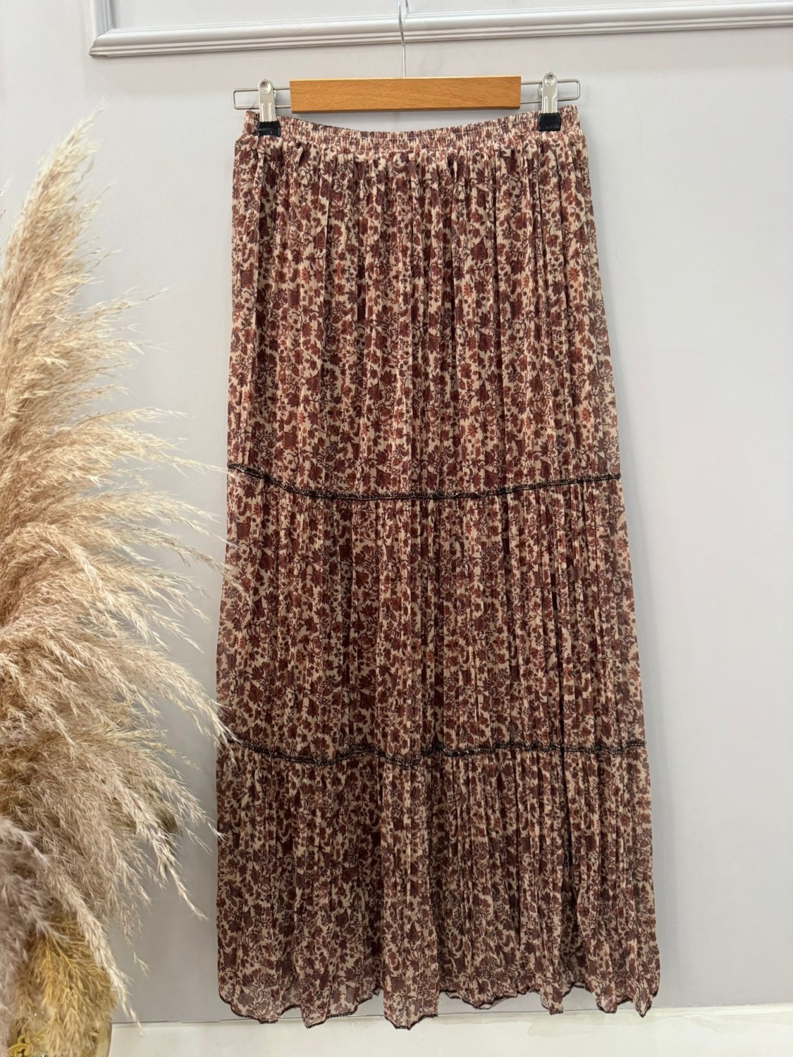 Aysima Moda Şifon Etek, Uzun Etek ,etek,tesettür Etek görsel 5