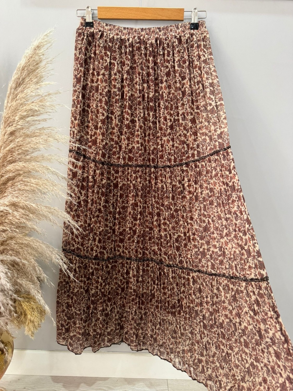Aysima Moda Şifon Etek, Uzun Etek ,etek,tesettür Etek görsel 8