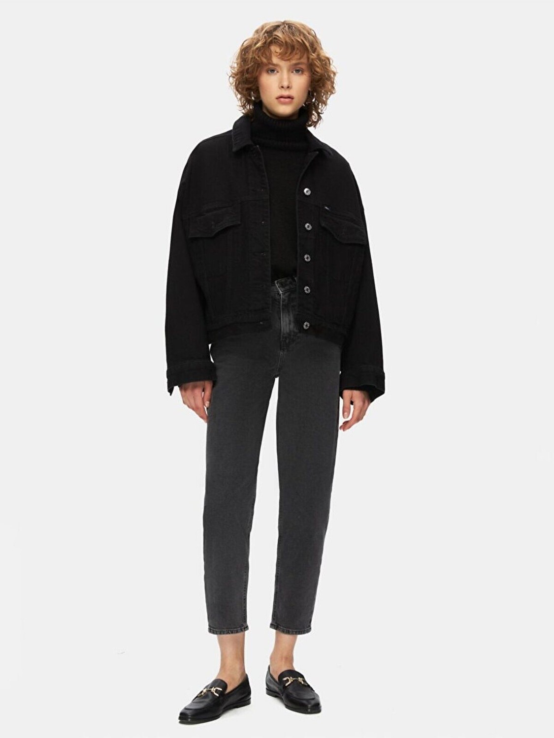LTB Kadın Celia Oversized Jean Ceket, %99 Pamuk, %1 Elastan, Rahat ve Dayanıklı Günlük Kullanım görsel 6